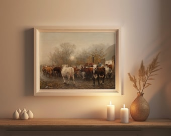 White Vintage Frame Mockup, Horizontal Frame Mockup, Candle Light Shadow Mockup | 018