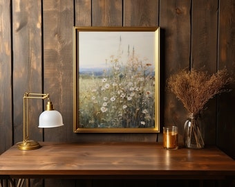 Mockup di cornice rustica dorata: Vintage 4x5, sfondo in legno (PSD e JPG)