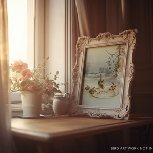 Vintage Frame Mockup, Antique Frame PSD, Digital Download 004 image 1