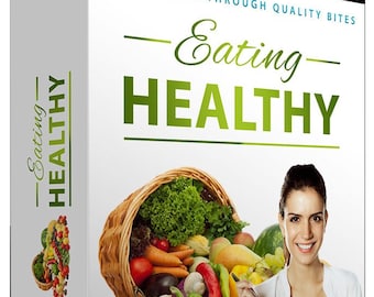 PLR Eating Healthy Premium EBook y curso completo en vídeo, nicho de pérdida de peso, dieta, MRR, derechos de reventa principales, reventa, productos digitales