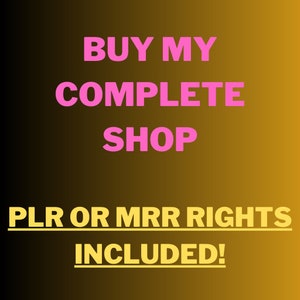 Pacchetto PLR Acquista il mio negozio completo, Ebook + Corsi video, Diritti di rivendita master, MRR, Diritti di rivendita, Prodotto digitale, Download digitale