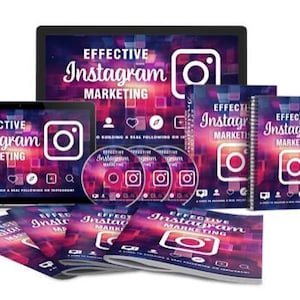 Effective Instagram Marketing Sales Funnel with Master Resell Rights,  Video Course, Resell Rights, Resale Rights, Digital Product, MRR