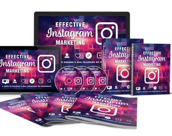 Effective Instagram Marketing Sales Funnel with Master Resell Rights,  Video Course, Resell Rights, Resale Rights, Digital Product, MRR