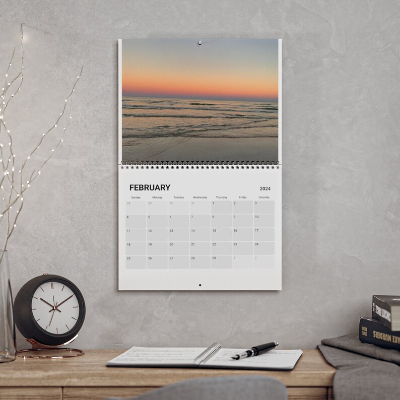 CALENDRIER IMPRIMABLE calendrier 2024 calendrier numérique - Etsy France