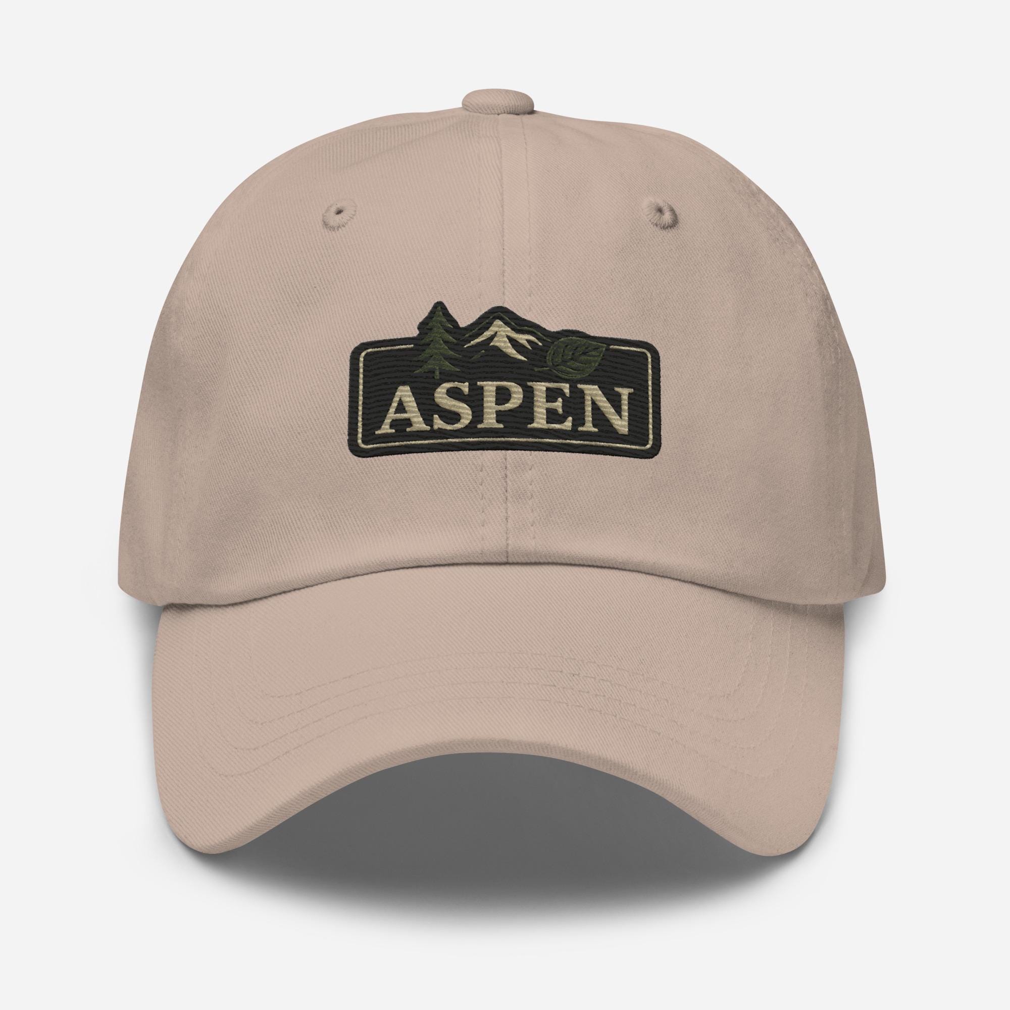 Aspen Brown Cap Aspen Leaf Dad Cap – Akinz main image 2