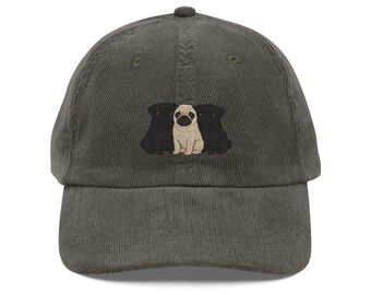 Gorra de pana vintage