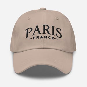 Embroidered Paris France Dad Hat - Stylish & Adjustable for All Vacation Destination Hat