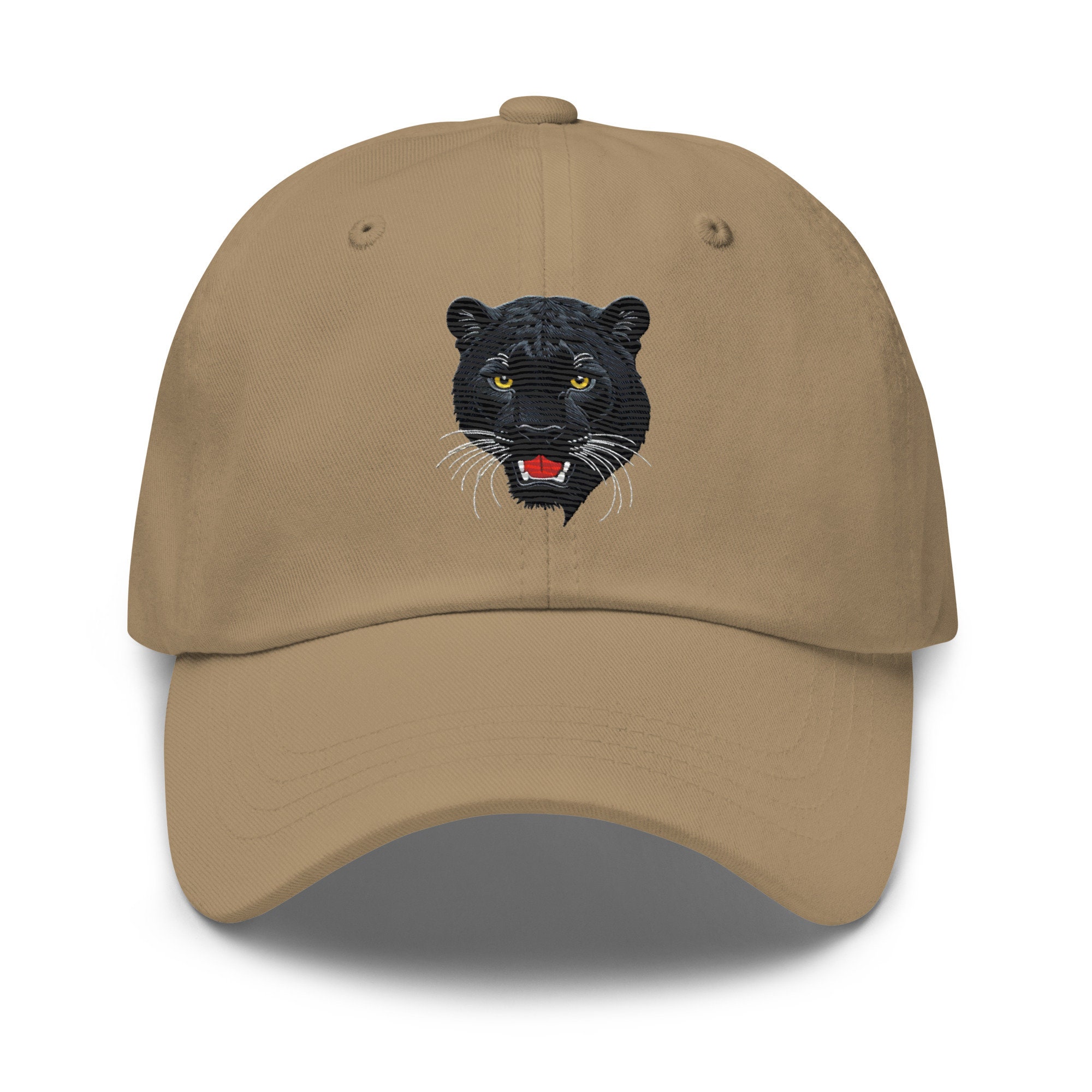 Black Panther Embroidered Dad Hat – Stylish Low-Profile Cap with Adjustable Strap Trendy Casual Everyday Hat Mens Gift Womens Gift