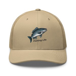 Fischen Leben Trucker Cap - Bestickt Klassisch, komfortabel, perfekt für jeden Tag Casual Tolle Geschenkidee