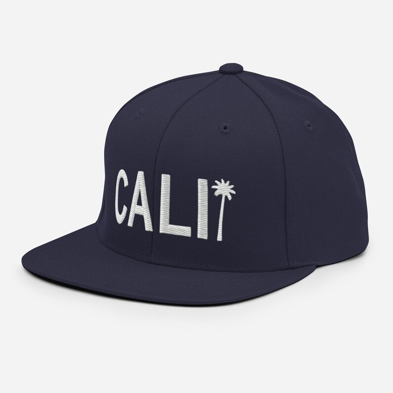 Embroidered California Snapback Hat, Cali Flat Brim Cap - Etsy