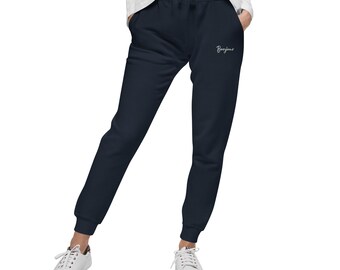 Pantaloni Uomo In Pile Di Cotone Bonjour - Jogging Casual Da Lavoro Con Tasche E Vita Elasticizzata