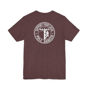 Lineman Shirt, Lineman Gift Tee, Support Your Local Pole Dancer, Unisex image 9