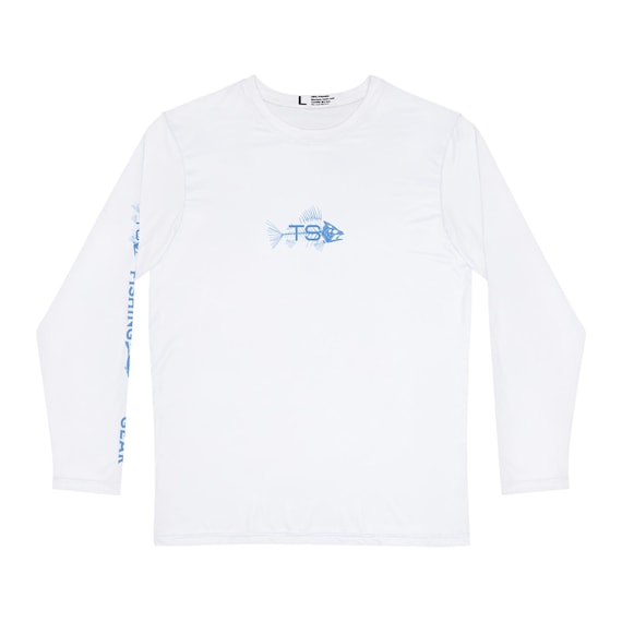 Chemise World Wide Sportsman Homme XXL Bleu, Manches Longues, Pêche, Respirante, Occasion