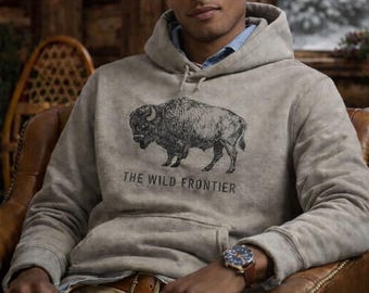Heritage Bison Hoodie - Sweatshirt Yellowstone Wildlife