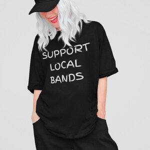 Support Local Bands Unisex Garment-Dyed Heavyweight T-Shirt – Thick, Soft, and Breathable Great Gift Idea