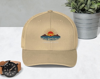Berretto da camionista ricamato Chasing Sunsets - Classico cappello a sei pannelli con parte posteriore in rete Cappello da uomo Cappello da donna Ottima idea regalo