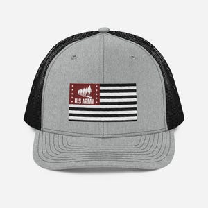 US Army Embroidered Patriotic Hat. US Flag Military Style Hats.
