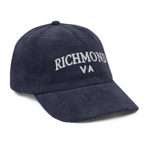 Richmond VA Vintage Corduroy Cap – Embrace Southern Charm with Style of City Living