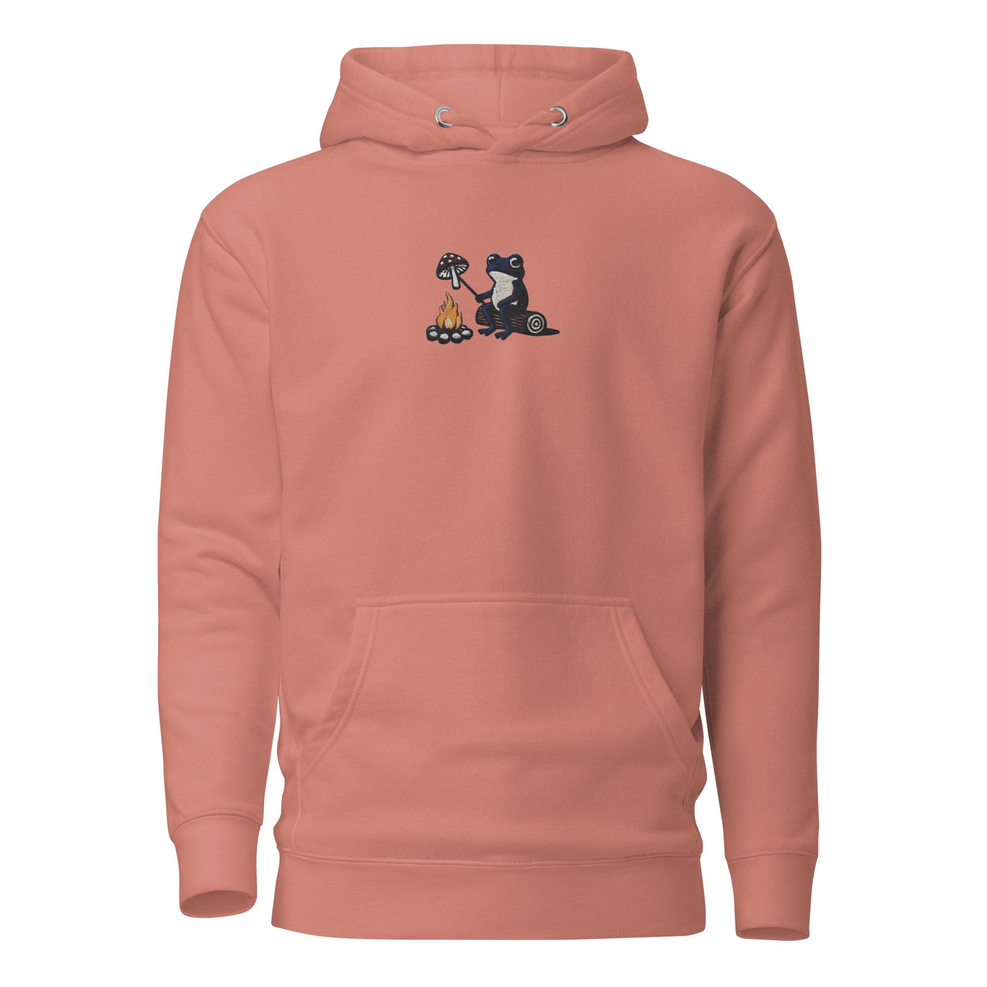 Frog by the Fire Mushroom Roasting Cotton Heritage Hoodie