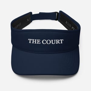 The Court Embroidered Visor | Tennis & Sports Performance Hat