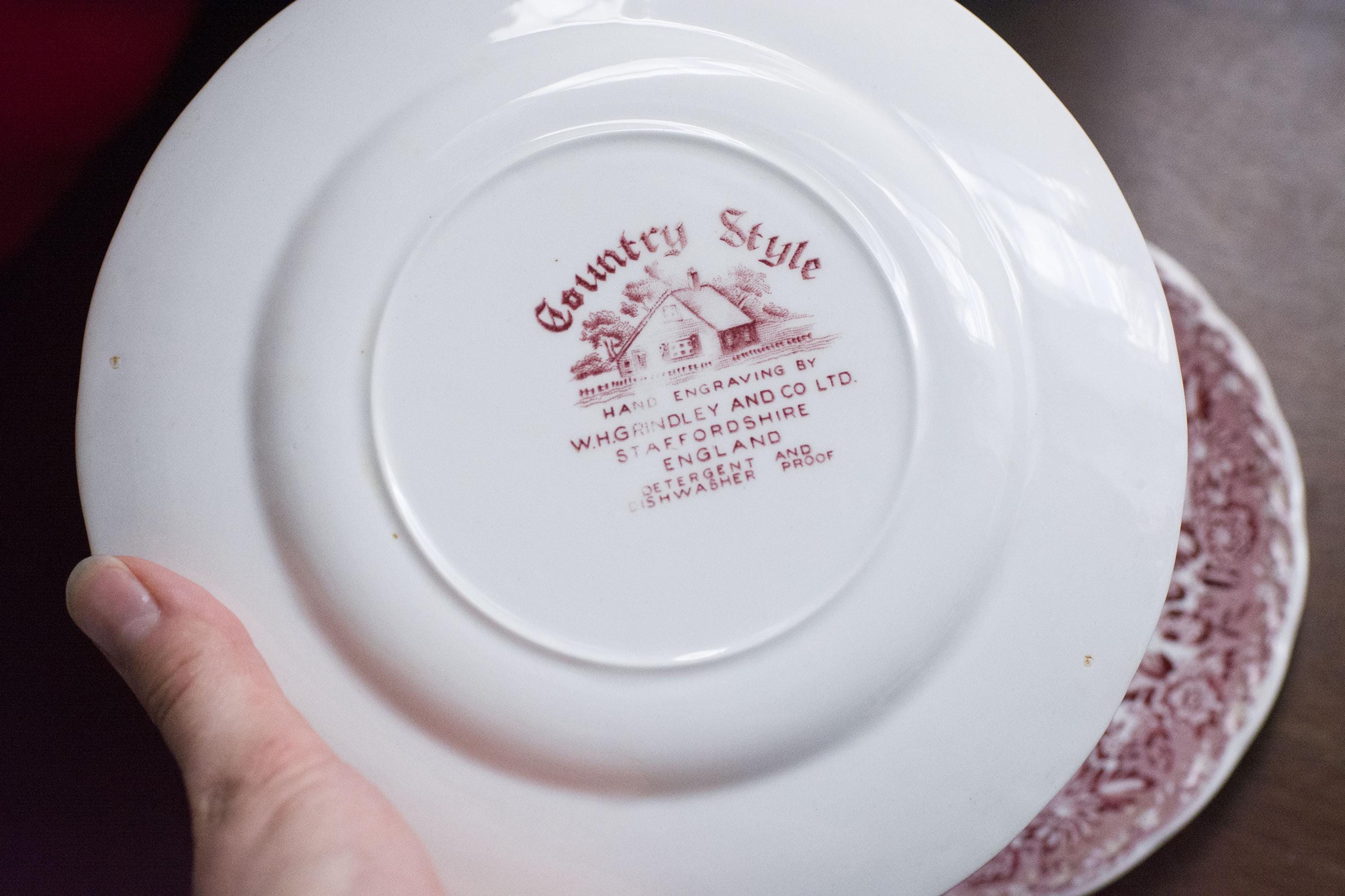 Set of 2 Side Plates, Small Plates, W.H Grindley and Co, Country 