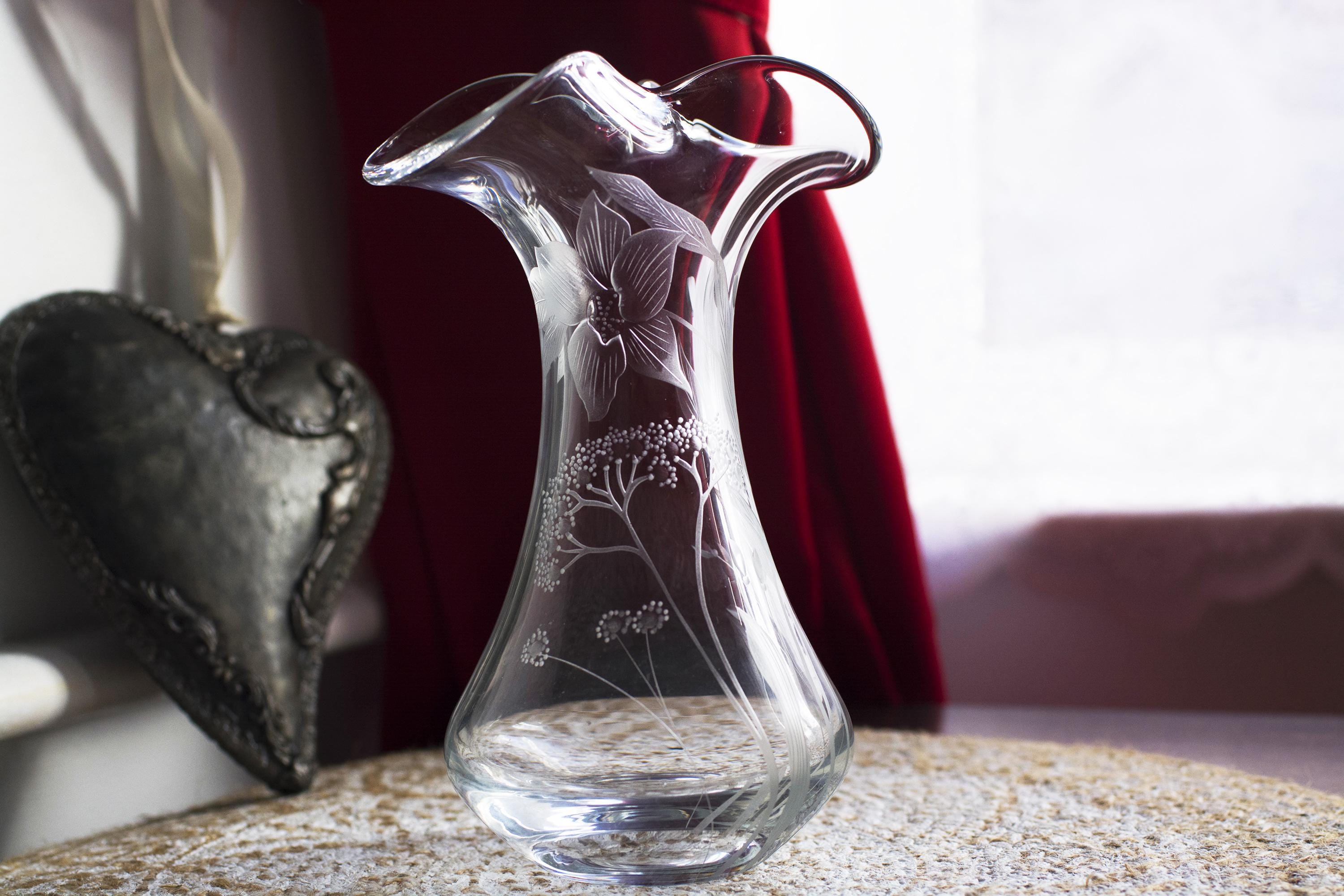 【KAITO】D'Argental工房 アールヌーボー様式 ガラス花瓶 KAITO様専用】D´Argental工房 アールヌーボー様式 ガラス花瓶