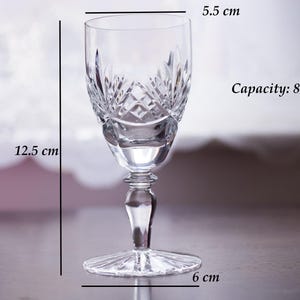 Lot De 6 Verres à Vin Baccarat – Cristal Soufflé à La Main – France – Acide Signé