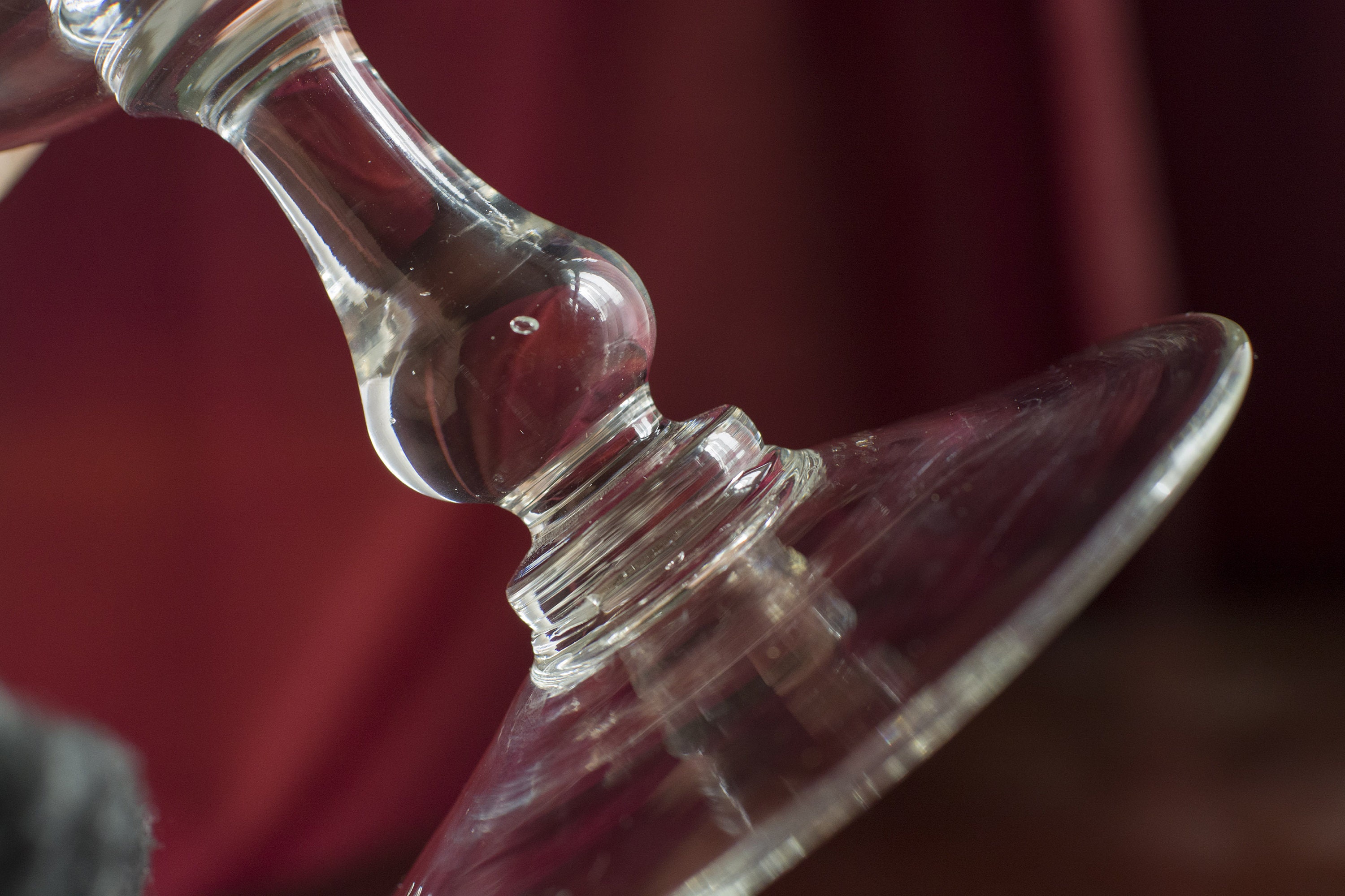 Rayware Glass Vintage Glass Vase With Etched Grape & Leaf Design, Rayware Glass, Mid ...