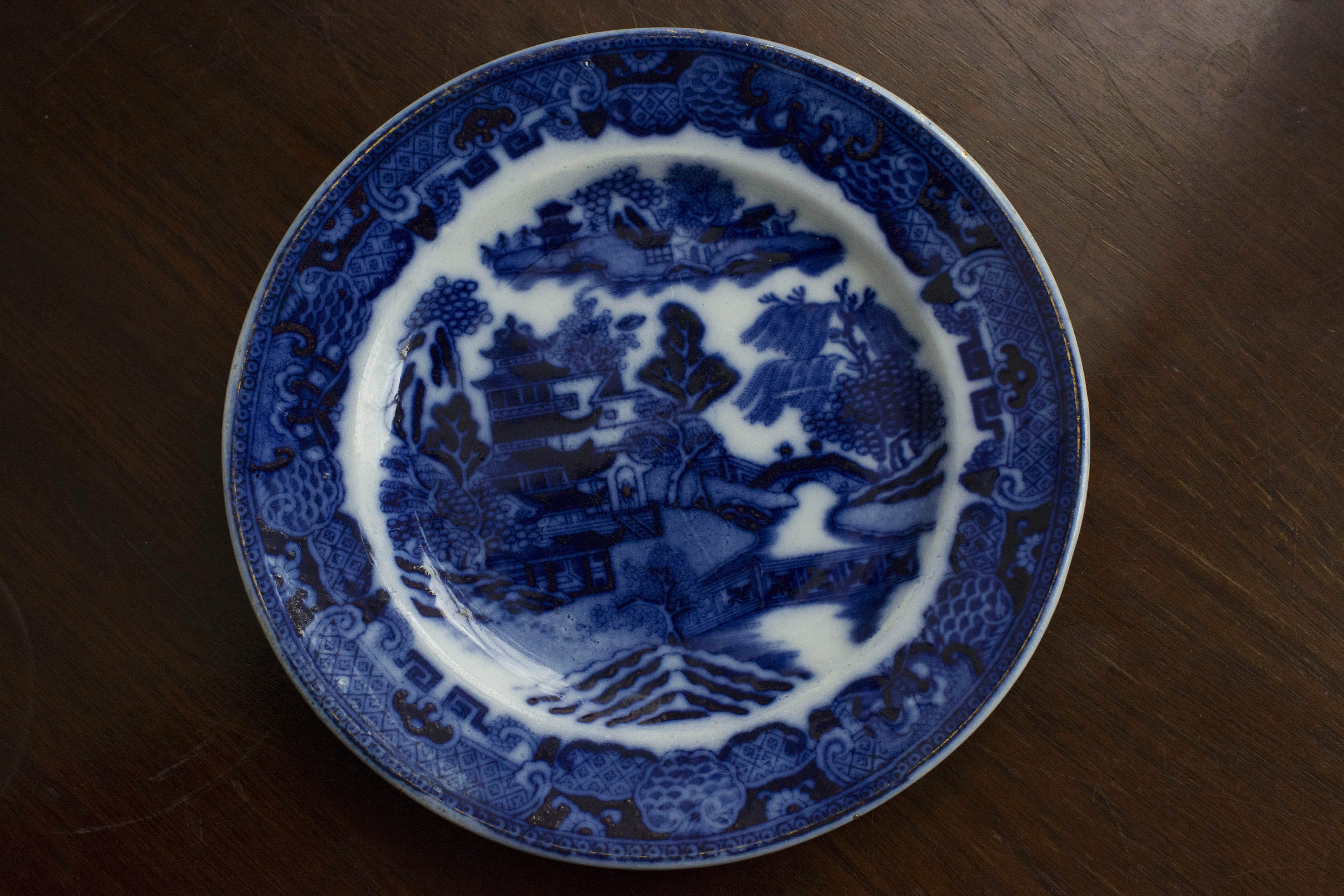 Antique willow dish - Etsy 日本