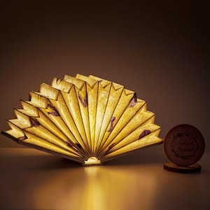 Handgefertigte blaue Dekorlampe, einzigartige Vintage-Beleuchtung, ideales Geschenk für Zuhause, natürliche getrocknete Blumen Wohnkultur, perfektes Geburtstagsgeschenk für Sie