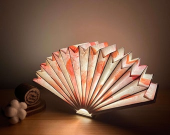 Handmade Red Flower Lamp: Unique Home Decor, Retro Aesthetic Light, Perfect Personalized Gift for her, Ideal Anniversaries and Holiday Gifts