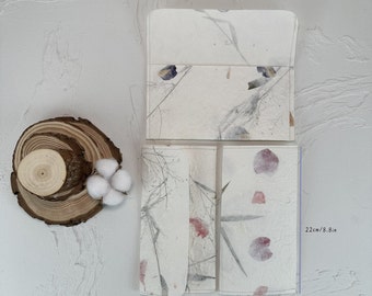 Handmade Petal Paper Envelopes - Eco-Friendly, Flower Pressed for Weddings