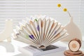Personalized Boho Flower Lamp: Handmade Bedside Light, Aesthetic Maximalist Home Decor, Unique Gifts for Grandparents, Teacher and Bookworms