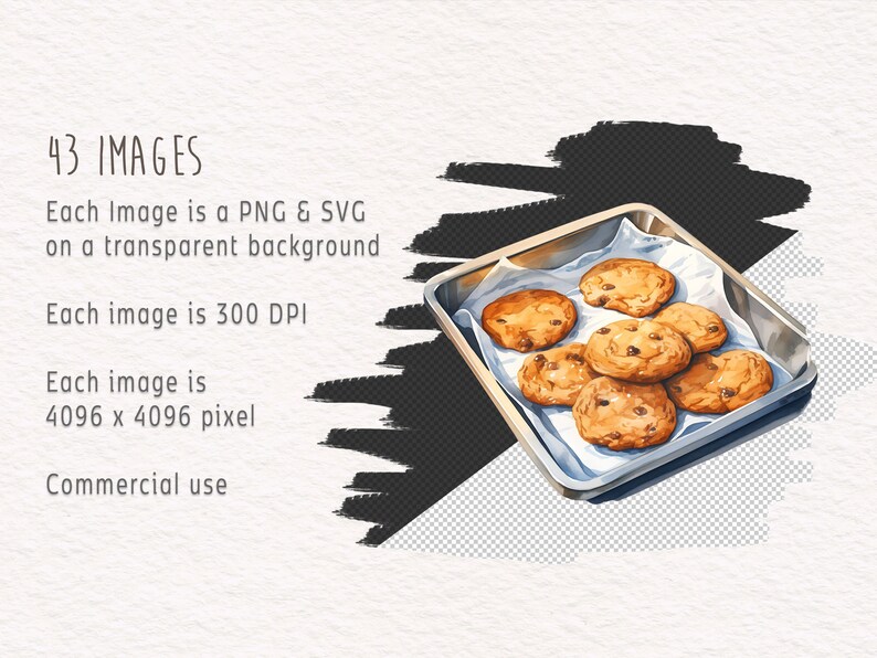 K&ouml;nnte beinhalten: Nahaufnahme eines Backblechs mit 7 Schokoladen-Chip-Cookies auf einem wei&szlig;en Backpapier. Die Cookies sind goldbraun und haben eine leicht knusprige Textur.