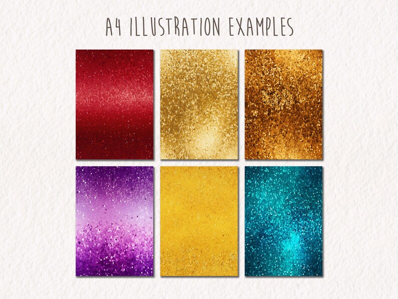 Seamless Glitter Digital Paper, Sparkles Backgrounds in JPG Format ...