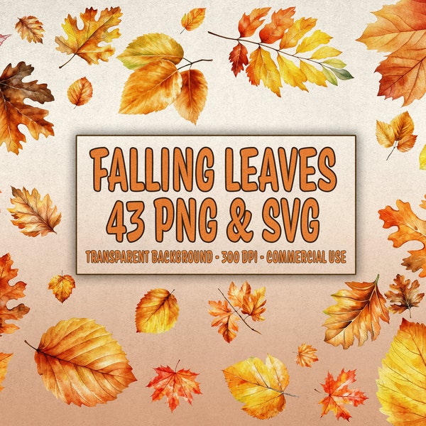 Fall Clipart for Commercial Use - Etsy
