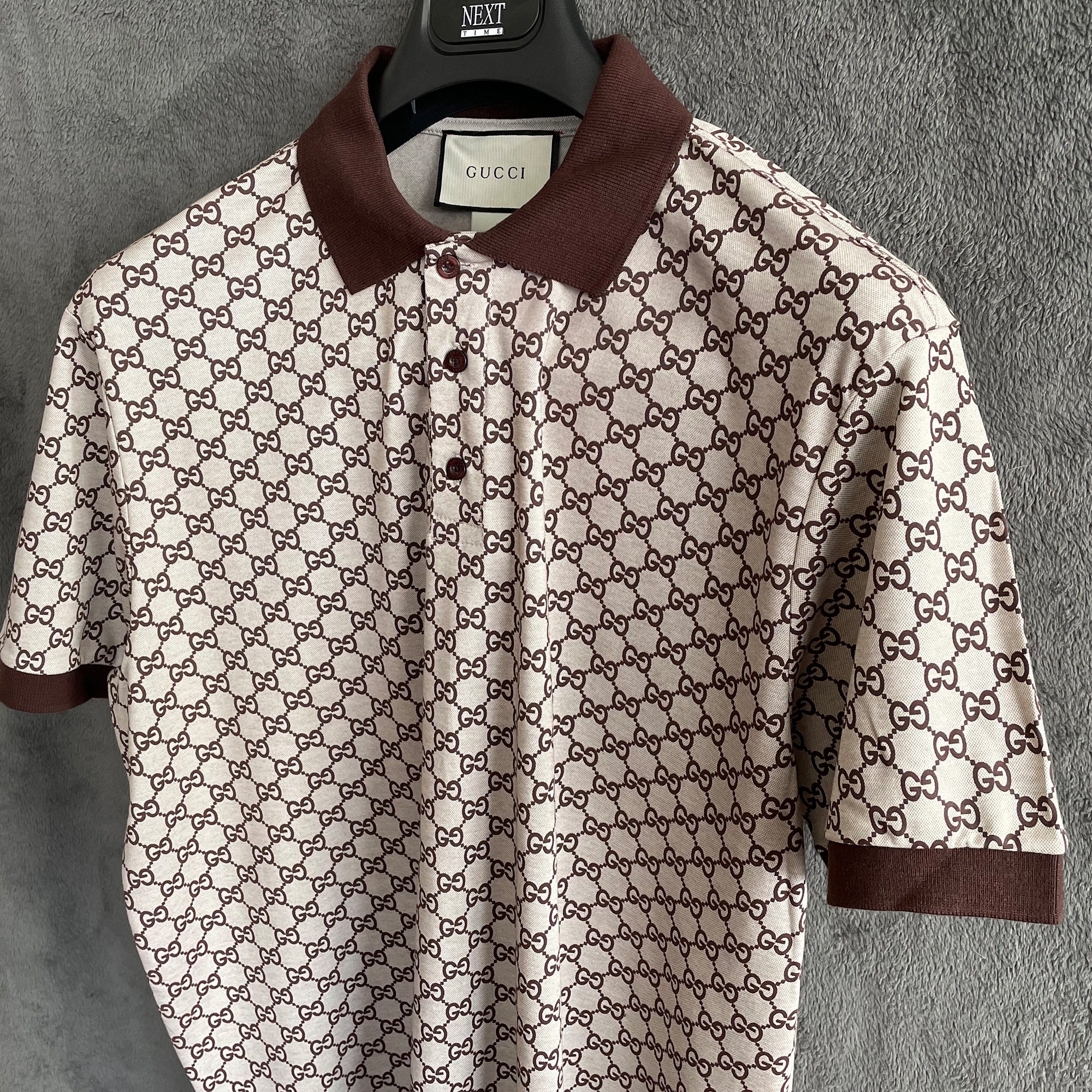 Guссi Vintage Oversize Brown Polo Shirt Size 3XL - Etsy