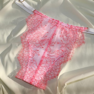 Pink thong, lace thong, pink thong, sheer thong, women thong, sexy thong