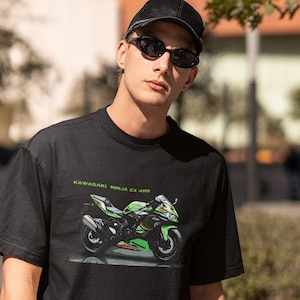 カワサキ Ninja ZX-14R 2022-24 Tシャツ - ライダー向けバイクT