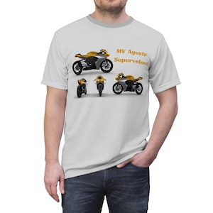Premium MV Agusta Superveloce motorcycle biker&#39;s shirt. 100% Polyester.