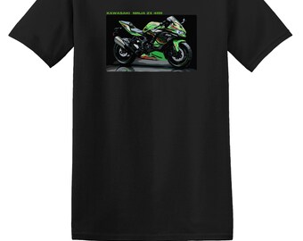 Cool Kawasaki Ninja ZX-4RR Motorcycle T-shirt. - Etsy