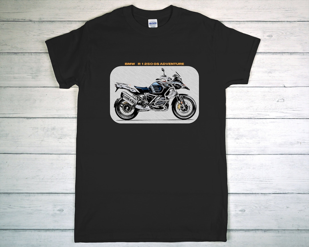 T-Shirt Graphique R 1250 GS ADV Rallye GS Style - 100% Coton Bio XS à 3XL