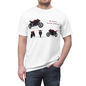 Premium MV Agusta Brutale 1000 RS motorcycle biker&#39;s shirt. 100% Polyester.
