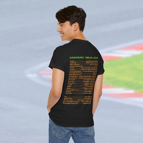 写真 Kawasaki Ninja ZX-4RR 40th Anniversary Edition Motorcycle T-shirt