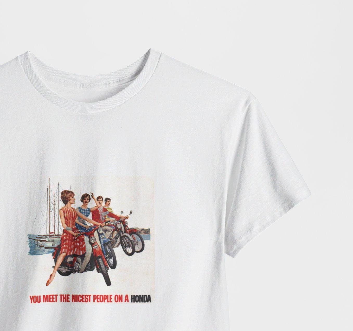 You Meet the Nicest People on A Honda. Gildan Cotton T-shirt. - Etsy