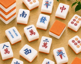 American Mahjong Tile Set 160 Tiles with Jokers, Mah Jongg Game Set, NMJL Compatible, Complete Mahjongg Gift, Game Night, Mahjong Lover Gift