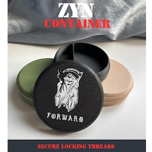 ZYN Case Forward Observations Group Lid | Upgraded container for Zyns | Snus Container | Zyn Container | Zyn Holder | Military | Zyn Tin