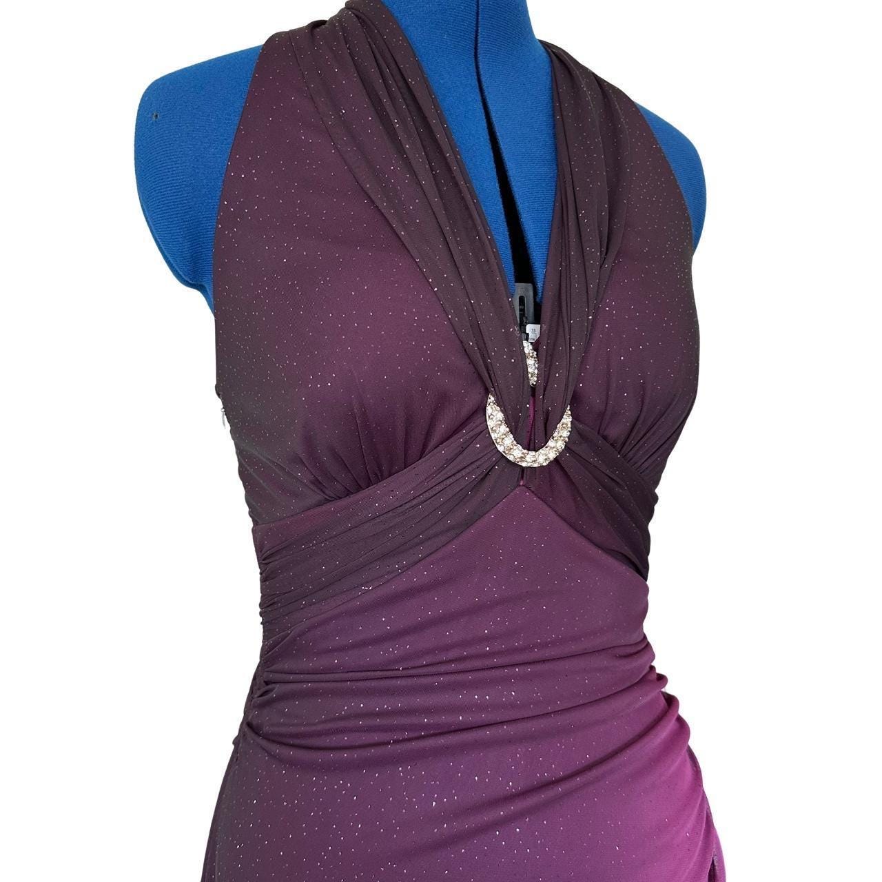 Purple & Red Ombre Dress main image 0