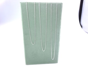 60 Cm  Collana Con Catena Laterale In Argento Sterling 925 Da 1618202224 Pollici Mn204~p128507125 - Foto 4