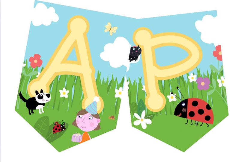 Ben and Holly’s Little Kingdom Printable Birthday Party Banner image 3
